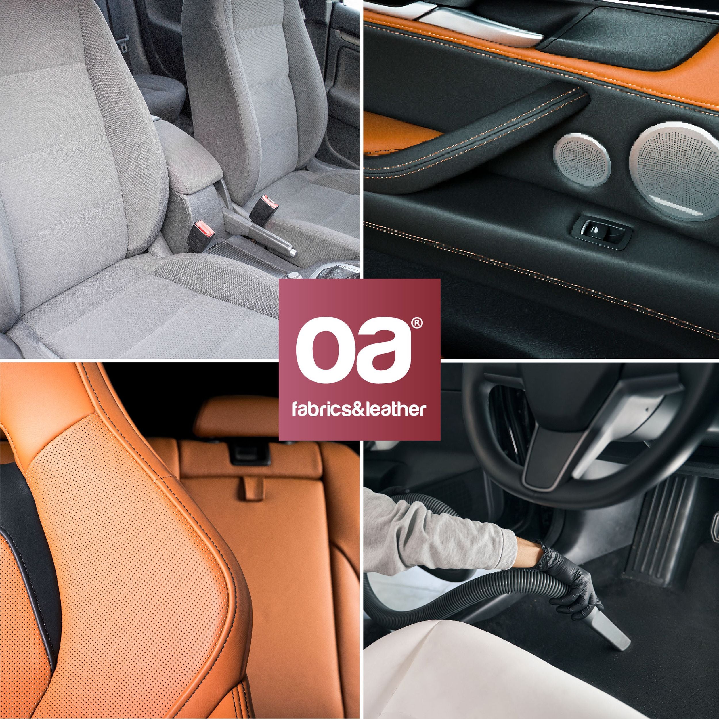Preparat do czyszczenia tapicerki samochodowej OA Car Fabrics & Leather 500 ml