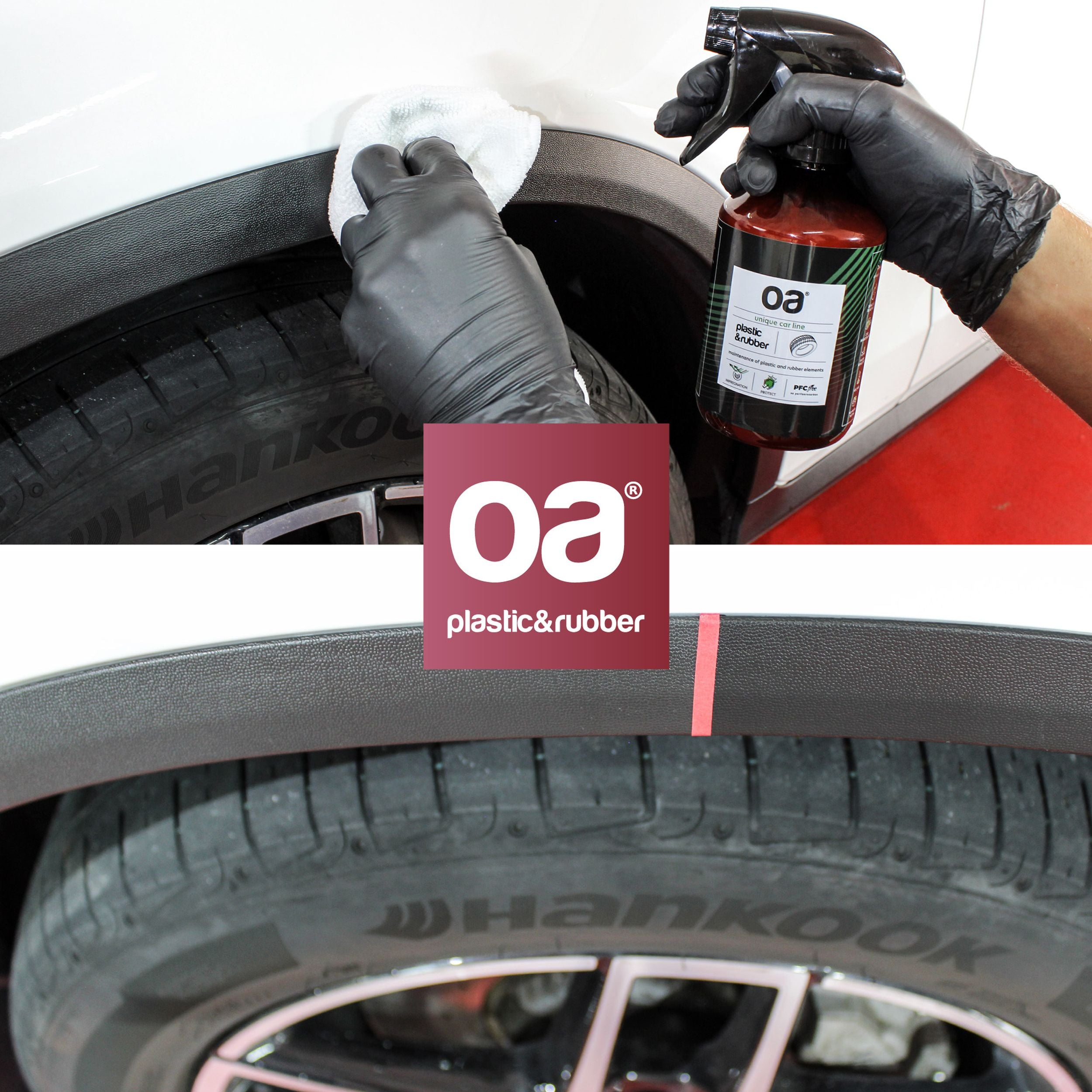 Preparat do czyszczenia plastiku i gumy OA Car Plastic & Rubber 250 ml