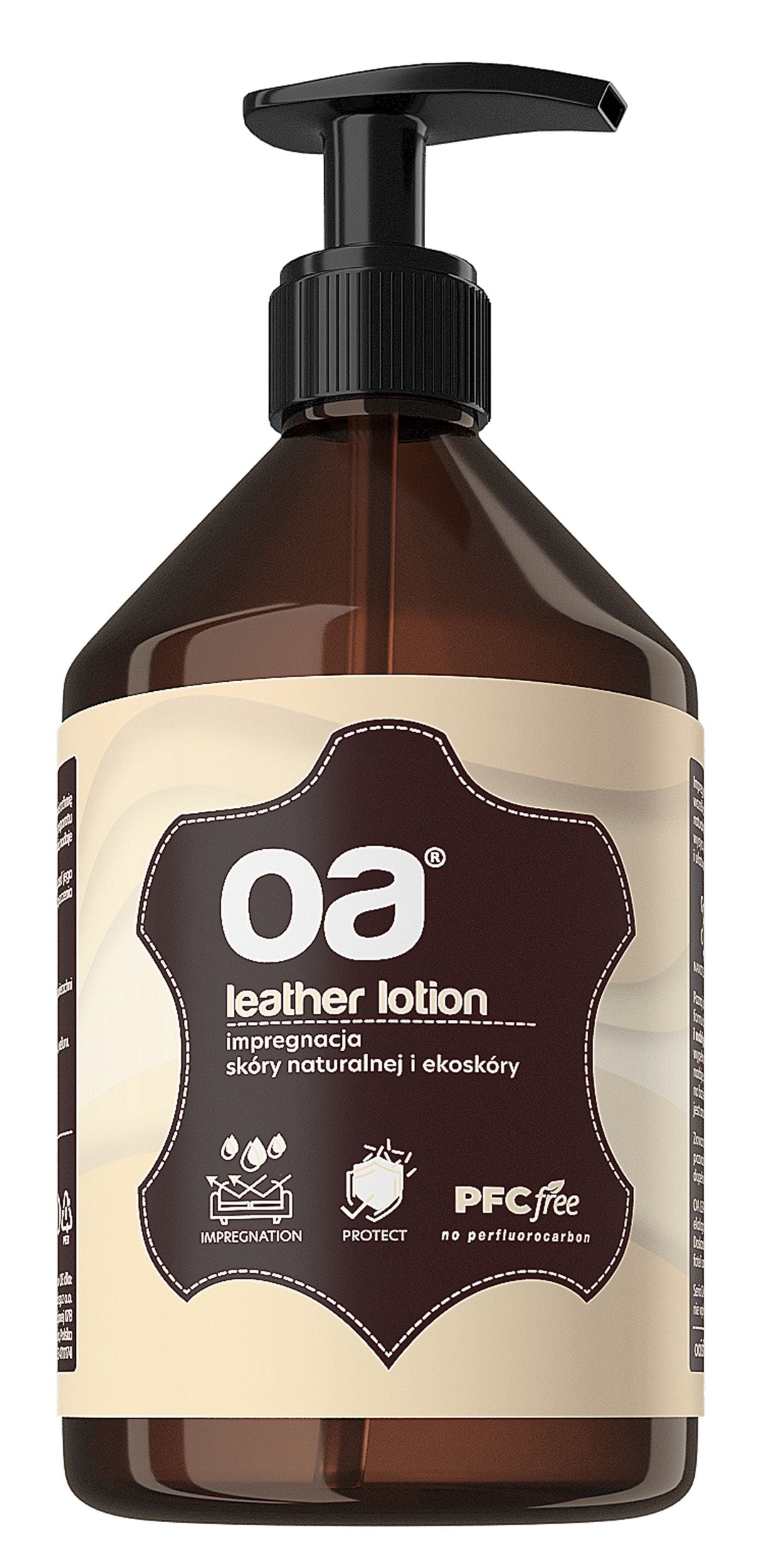 Preparat do impregnacji skóry i ekoskóry OA Leather Lotion 500 ml