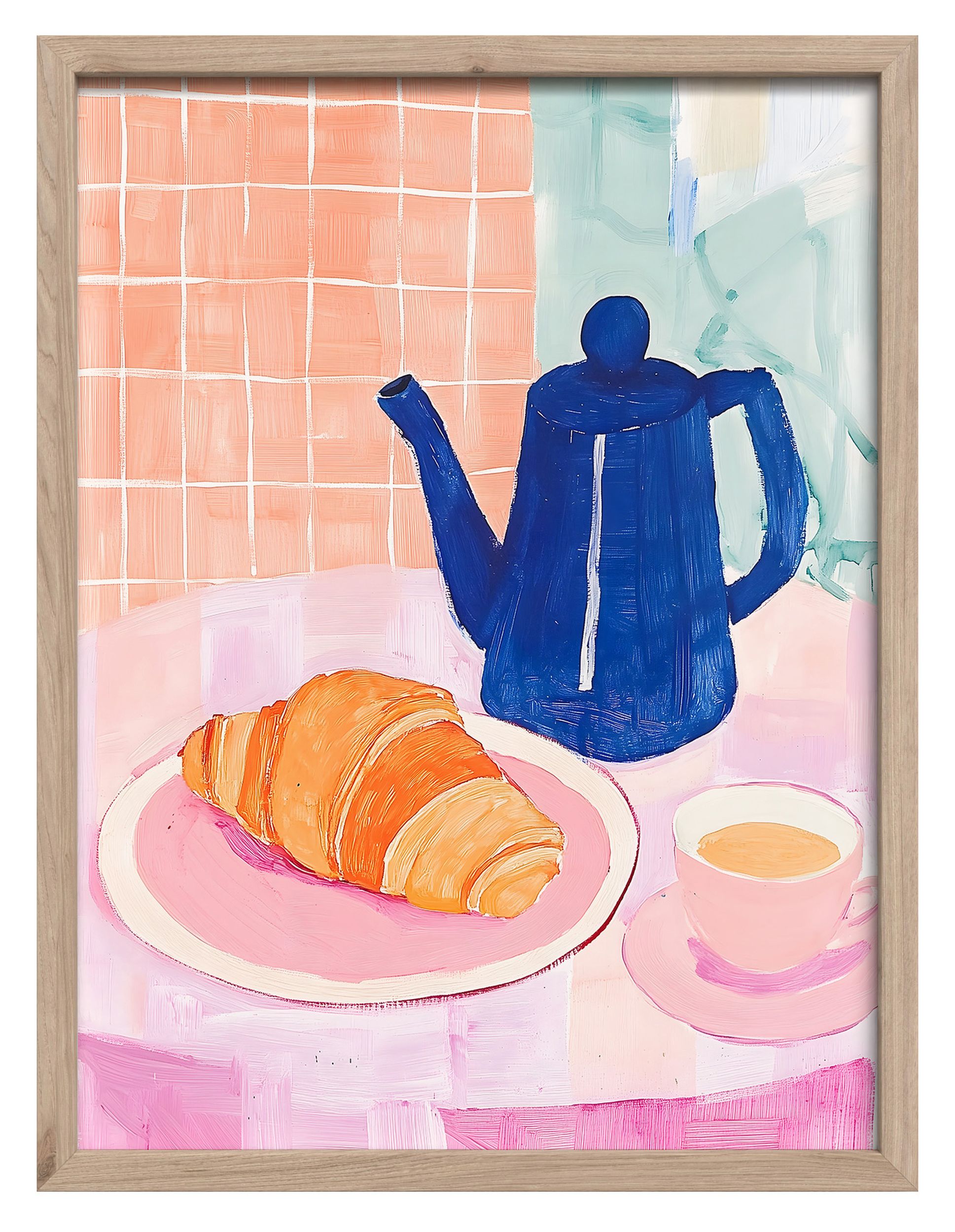 Obraz w ramie Croissant 40x30 cm