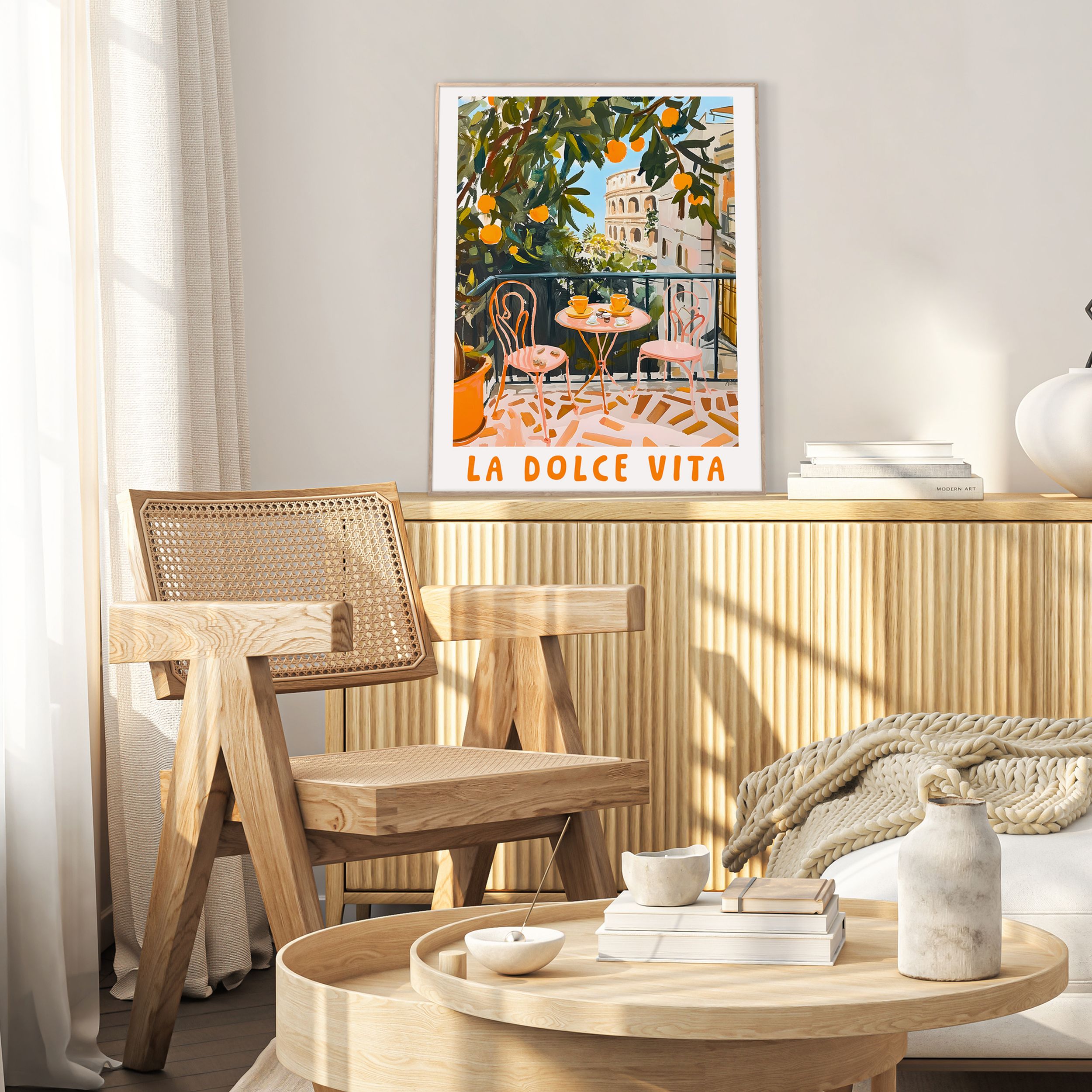 Obraz w ramie Balcony II 70x50 cm