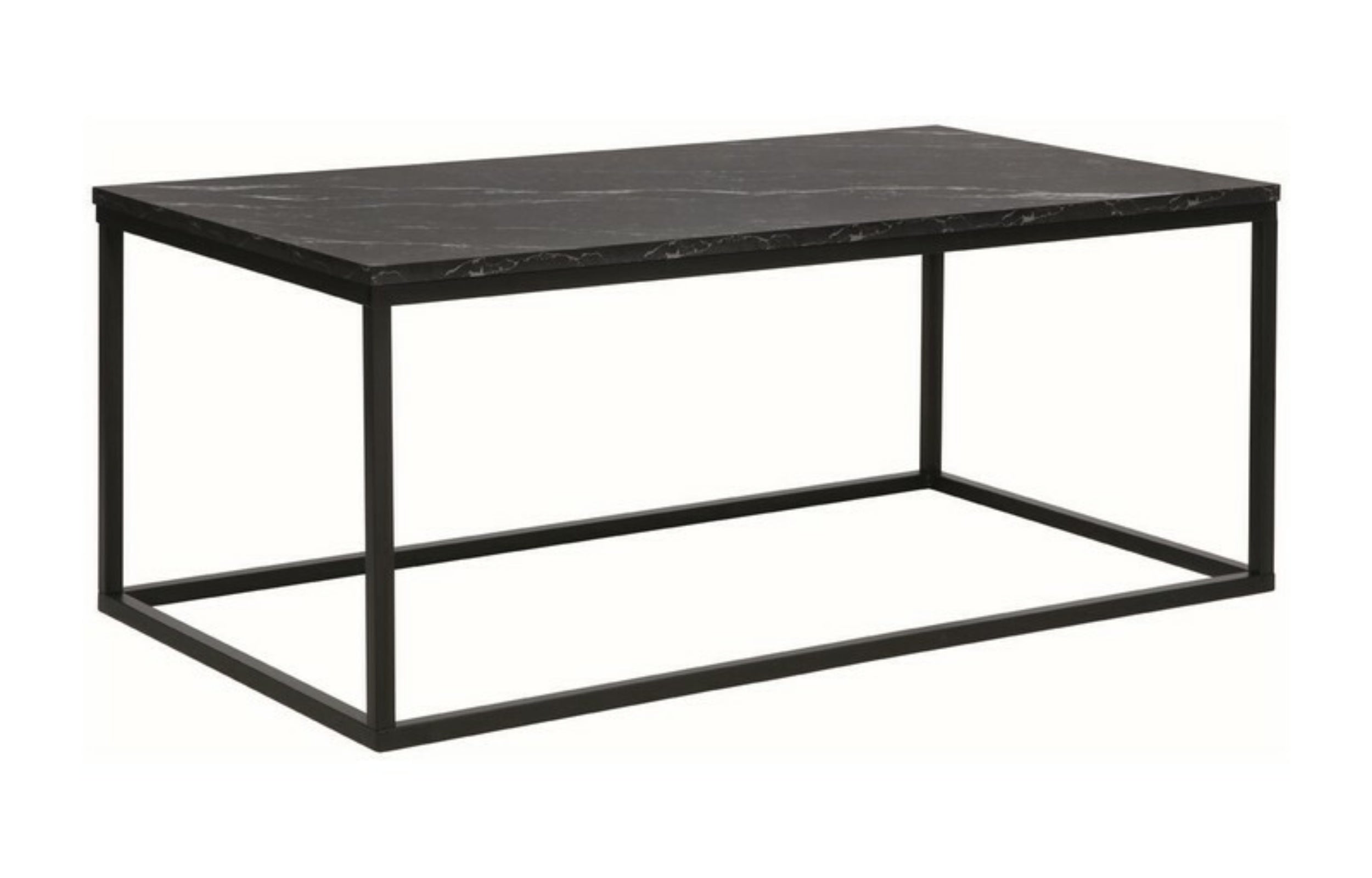 Ława nowoczesna Rossi 110x60 cm czarny marmur