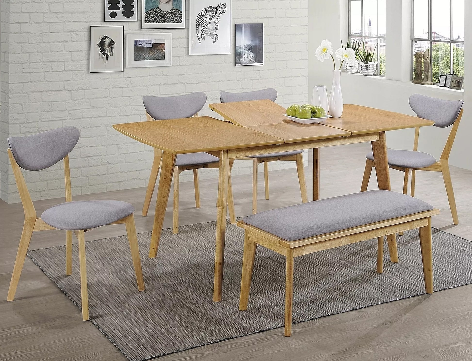 Stół rozkładany Velika 120-160x80 cm - kształt prostokątny