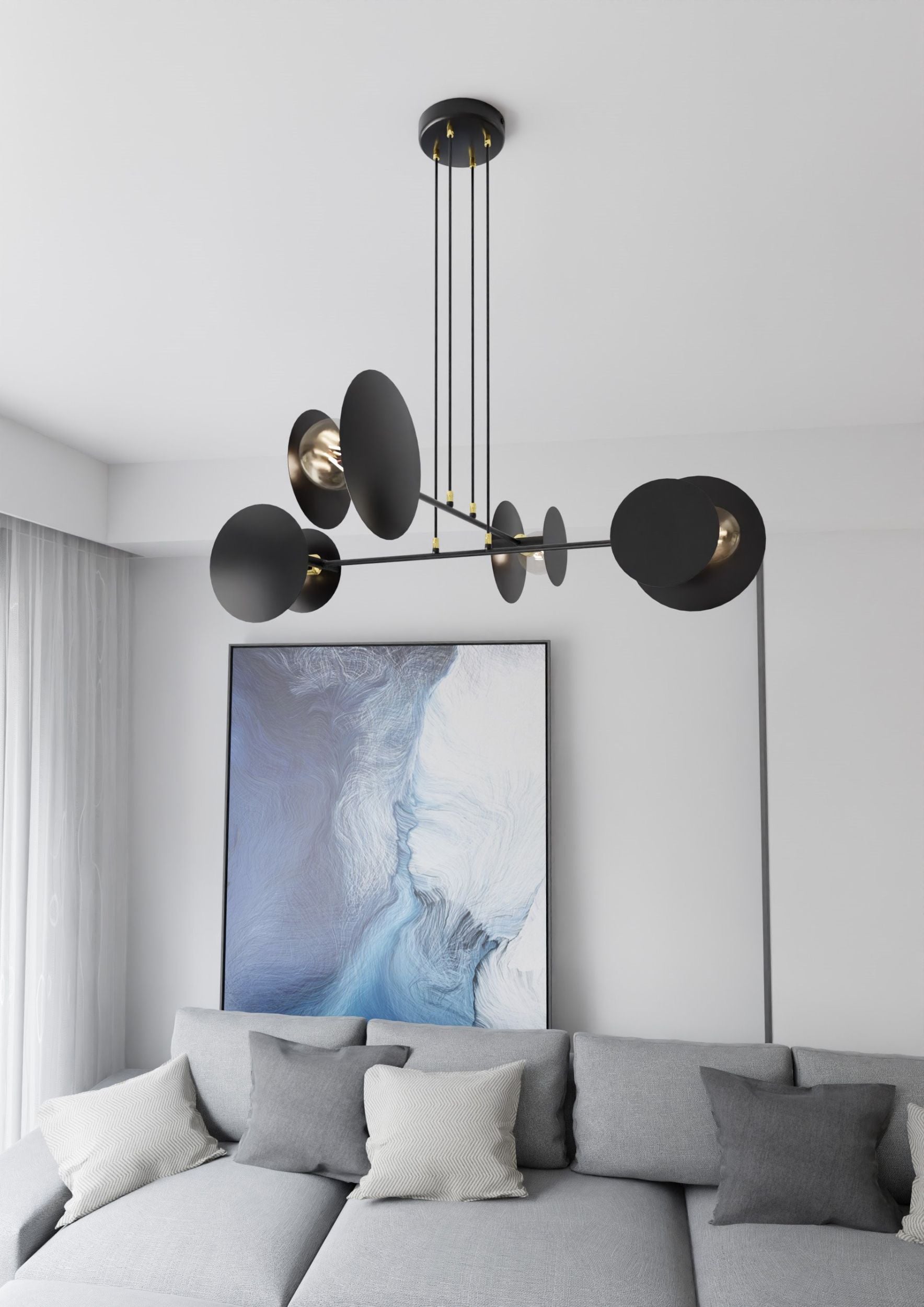 Lampa wisząca Viverone czarna