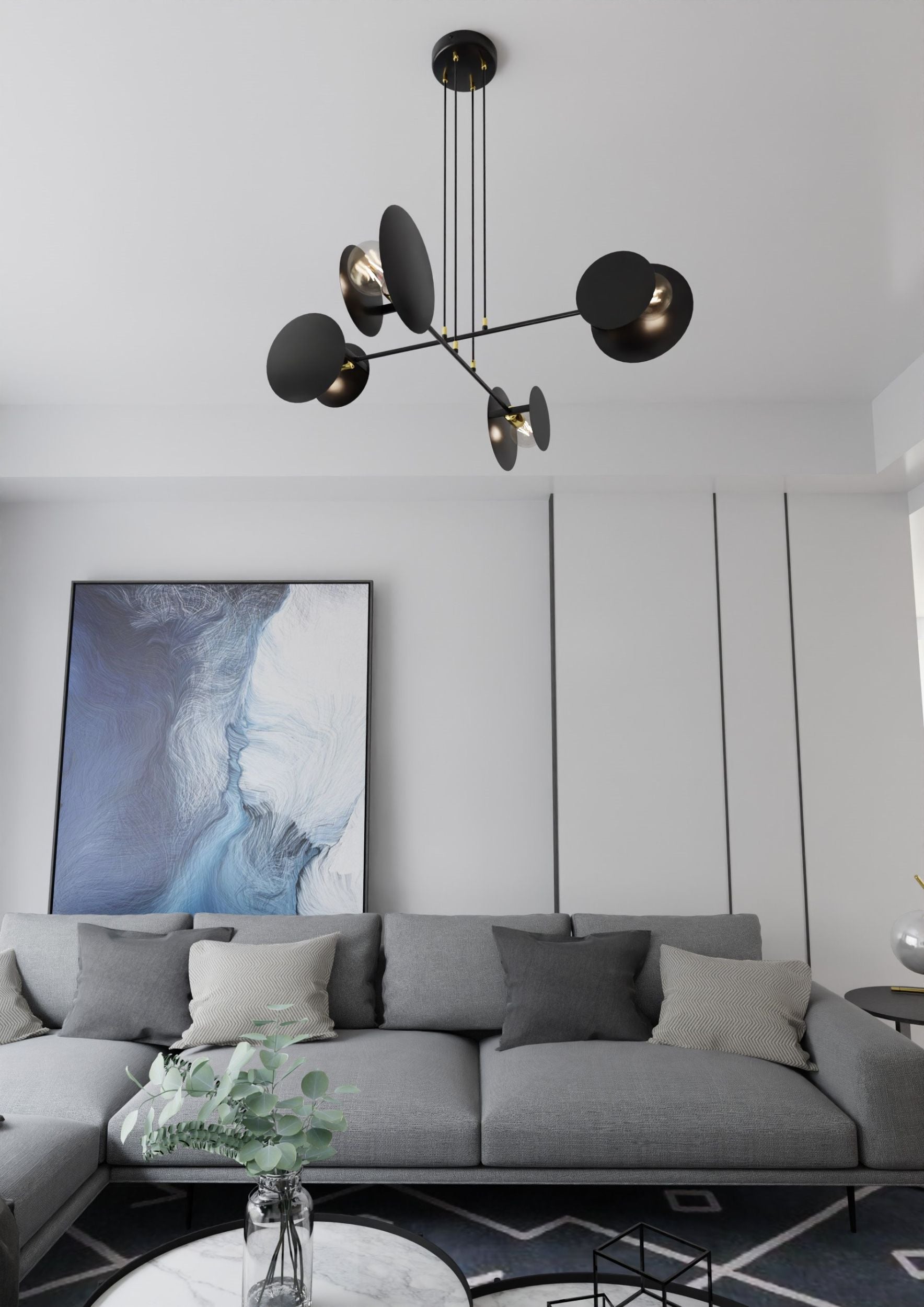Lampa wisząca Viverone czarna
