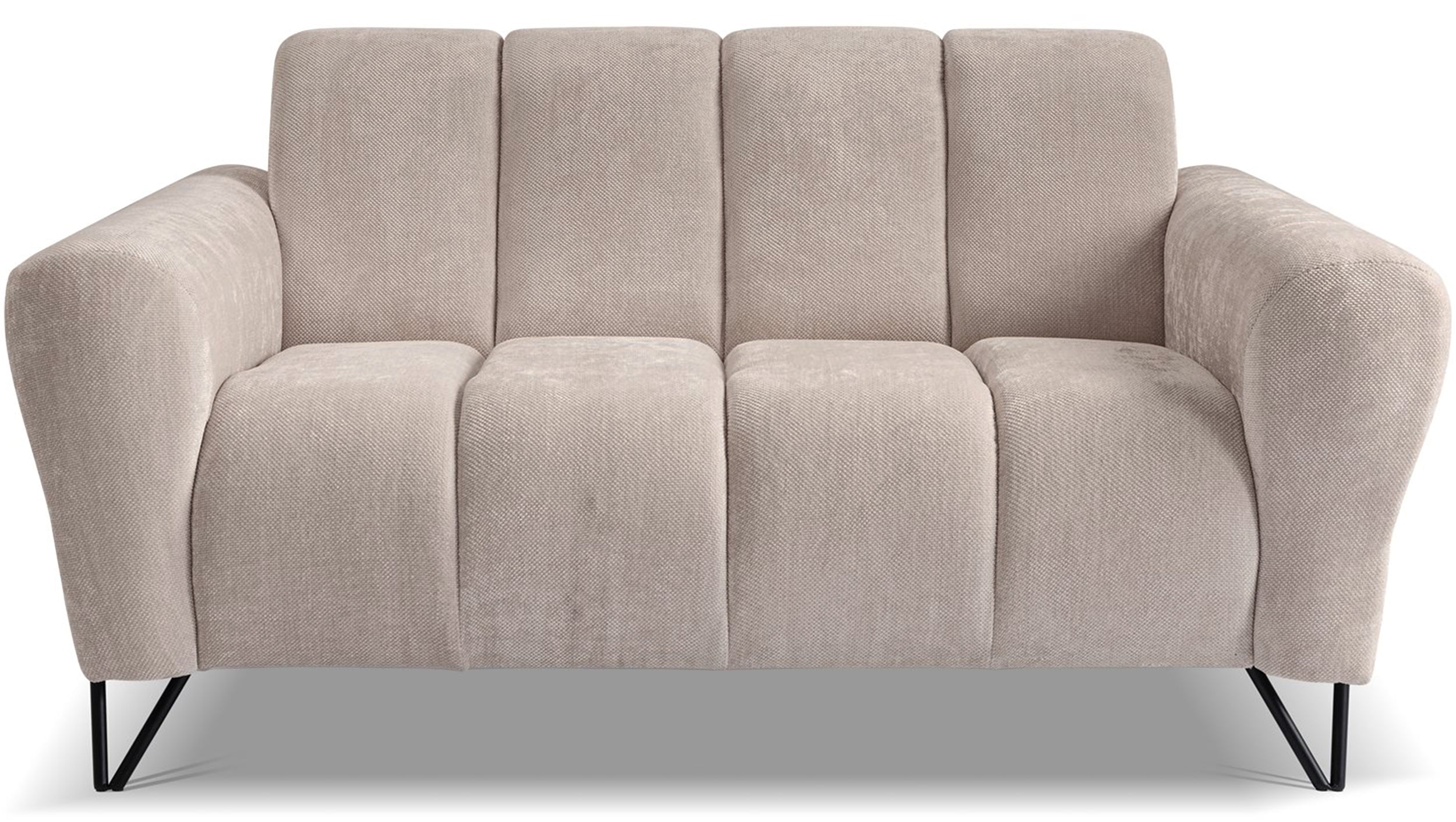 Sofa dwuosobowa Volare beżowa szenil łatwoczyszczący