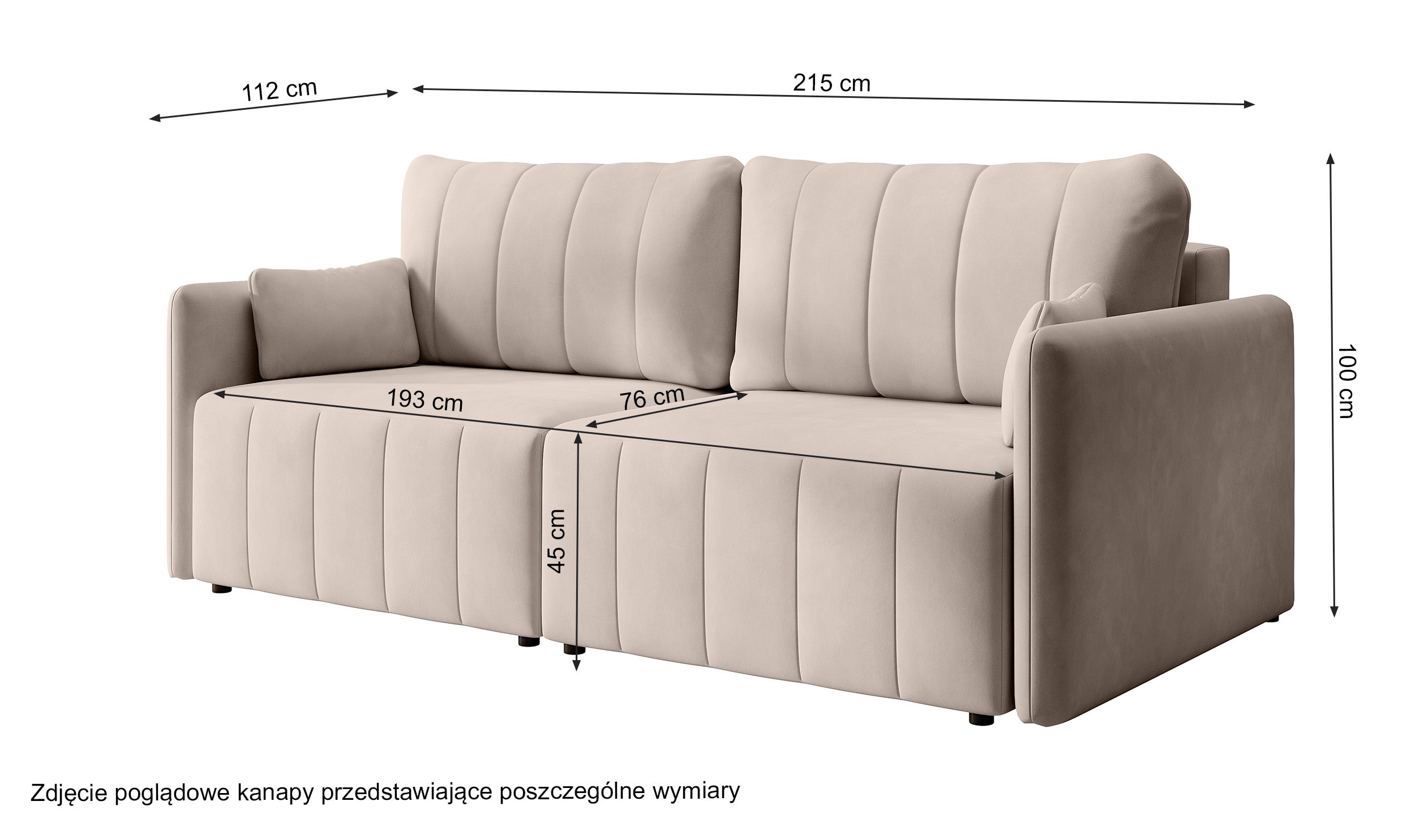 Kanapa rozkładana do narożnika Pierra z pojemnikiem ciemnozielona velvet hydrofobowa