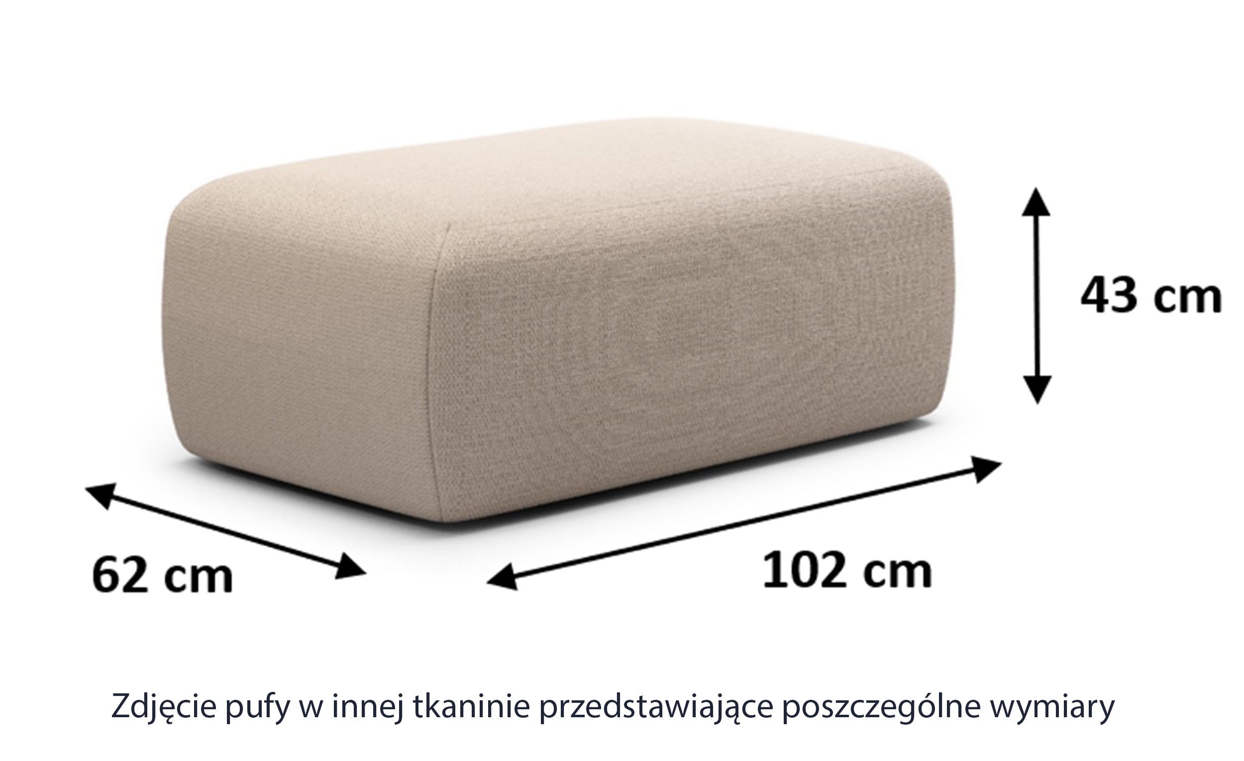 Pufa Lummi szara szenil hydrofobowy