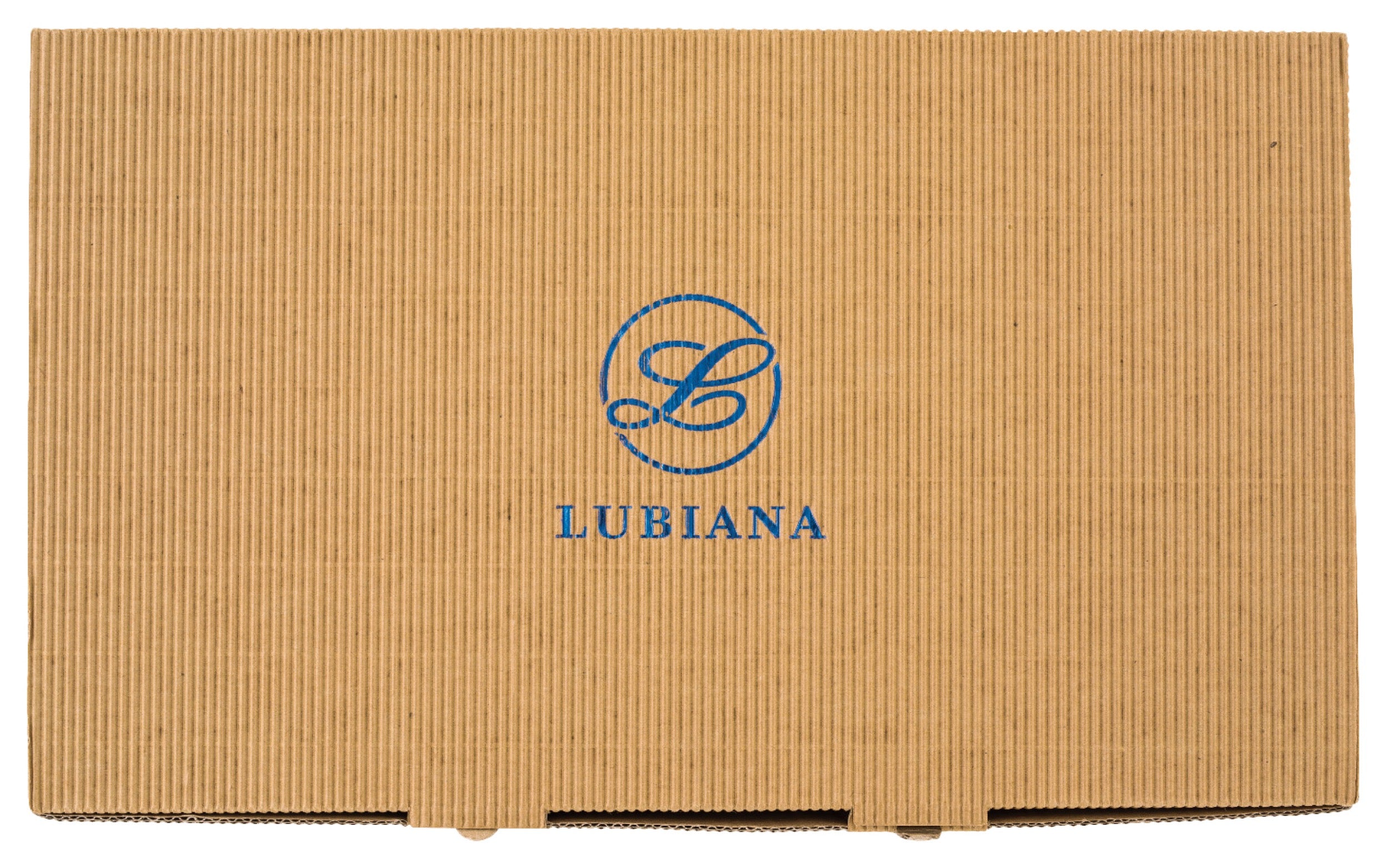 Zestaw filiżanek dla 6 os. porcelanowy Scandy Blue 300 ml biało-niebieskie