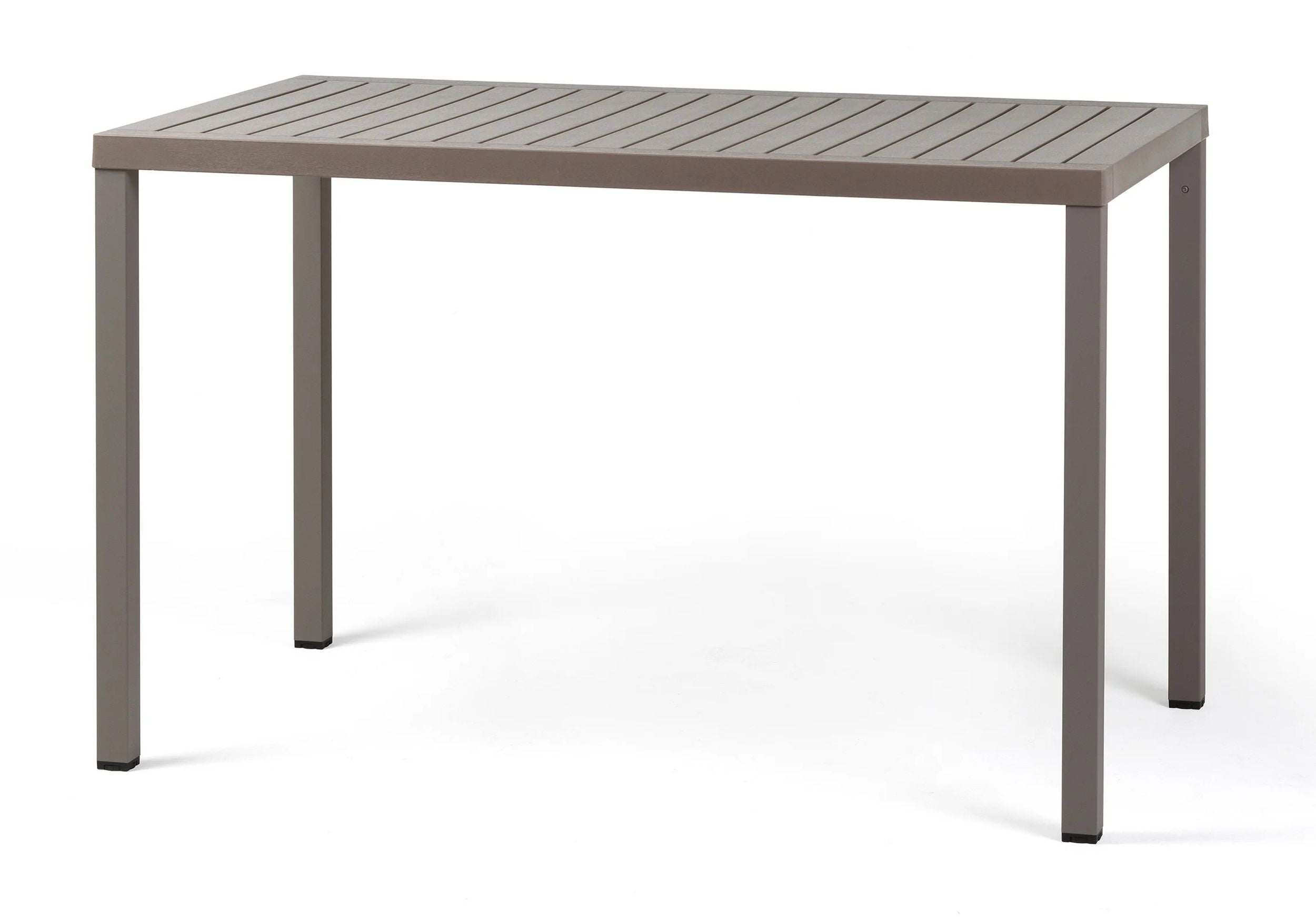 Stół ogrodowy Cube Nardi 120x70 cm z certyfikowanego tworzywa brązowy