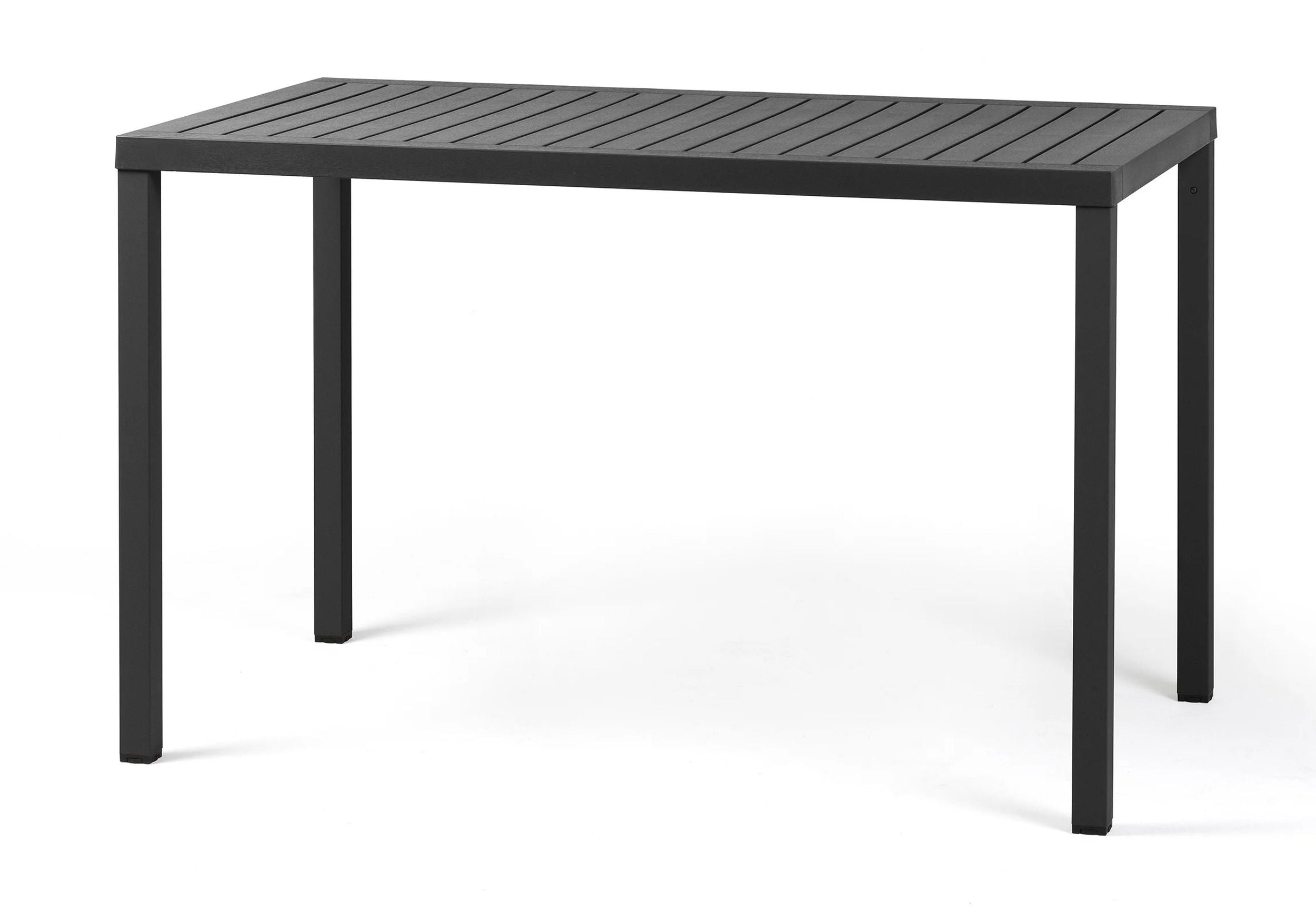 Stół ogrodowy Cube Nardi 120x70 cm z certyfikowanego tworzywa antracytowy