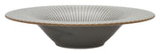 Talerz głęboki do pasty porcelanowy Art. 30 cm ciemnoszary