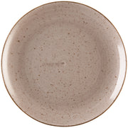Talerz płytki porcelanowy Boss 20,5 cm jasnobrązowy