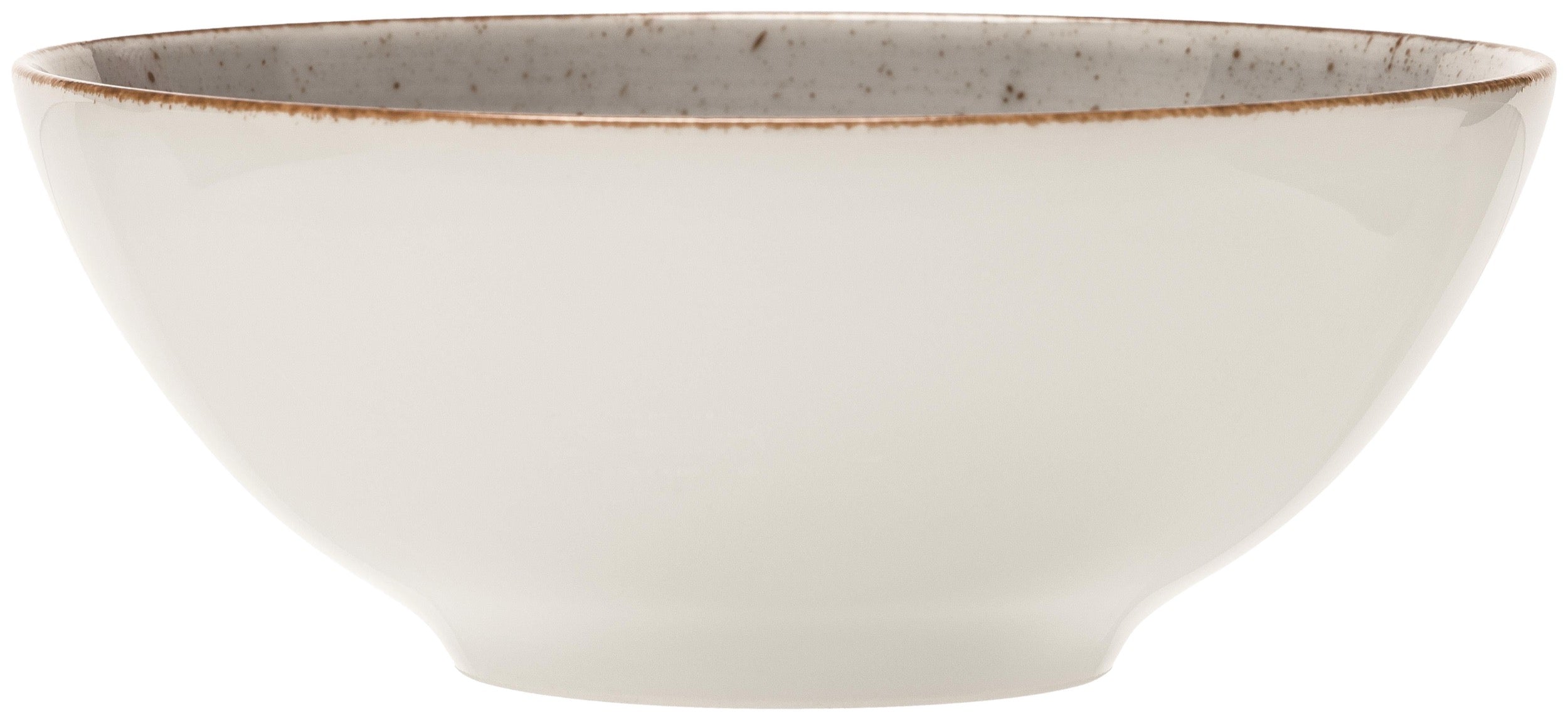 Miska salaterka porcelanowa Royal 15 cm szara