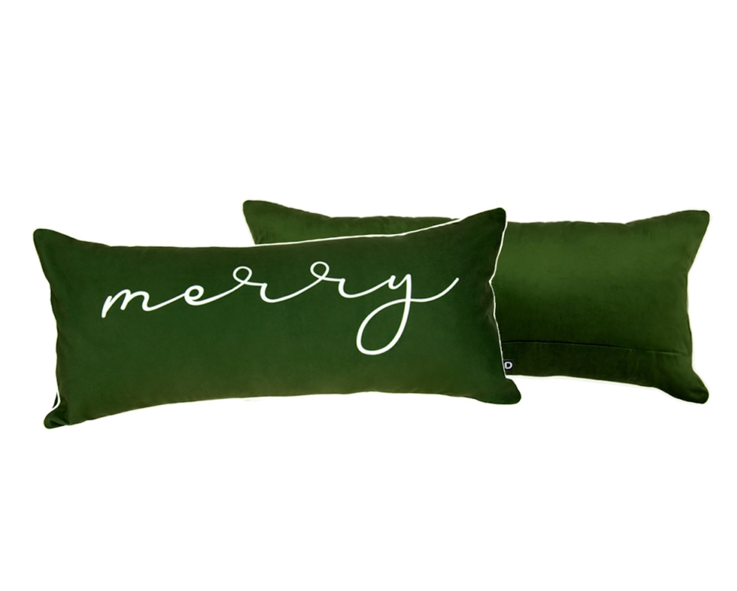 Poduszka XMAS 30x70 cm zielona Merry