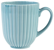 Zestaw 6 kubków porcelanowych Daisy 350 ml turkusowy